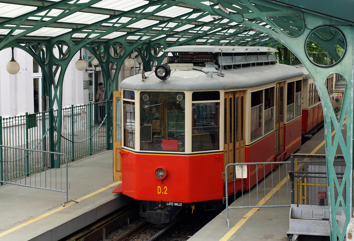 Zahnradbahn Sassi - Superga in Turin.
Impressionen vom 26. April 2019.
Foto: Walter Ruetsch