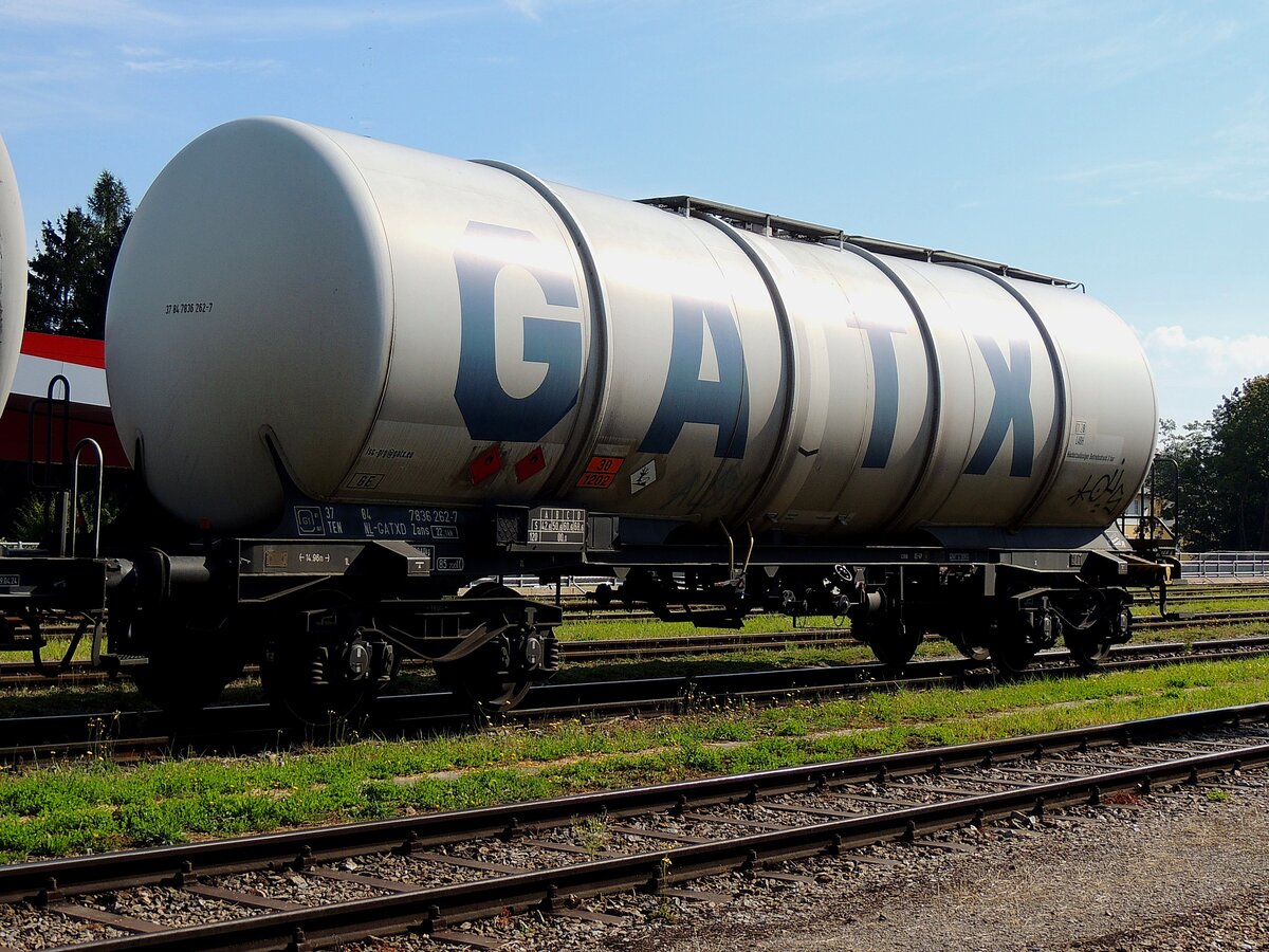 Zans 37 84(NL-GATXD)7836 262-7, Ladegut lt. Gefahrentafel(30-1202) Diesel bzw. Heizöl, Bhf. Ried; 250826
