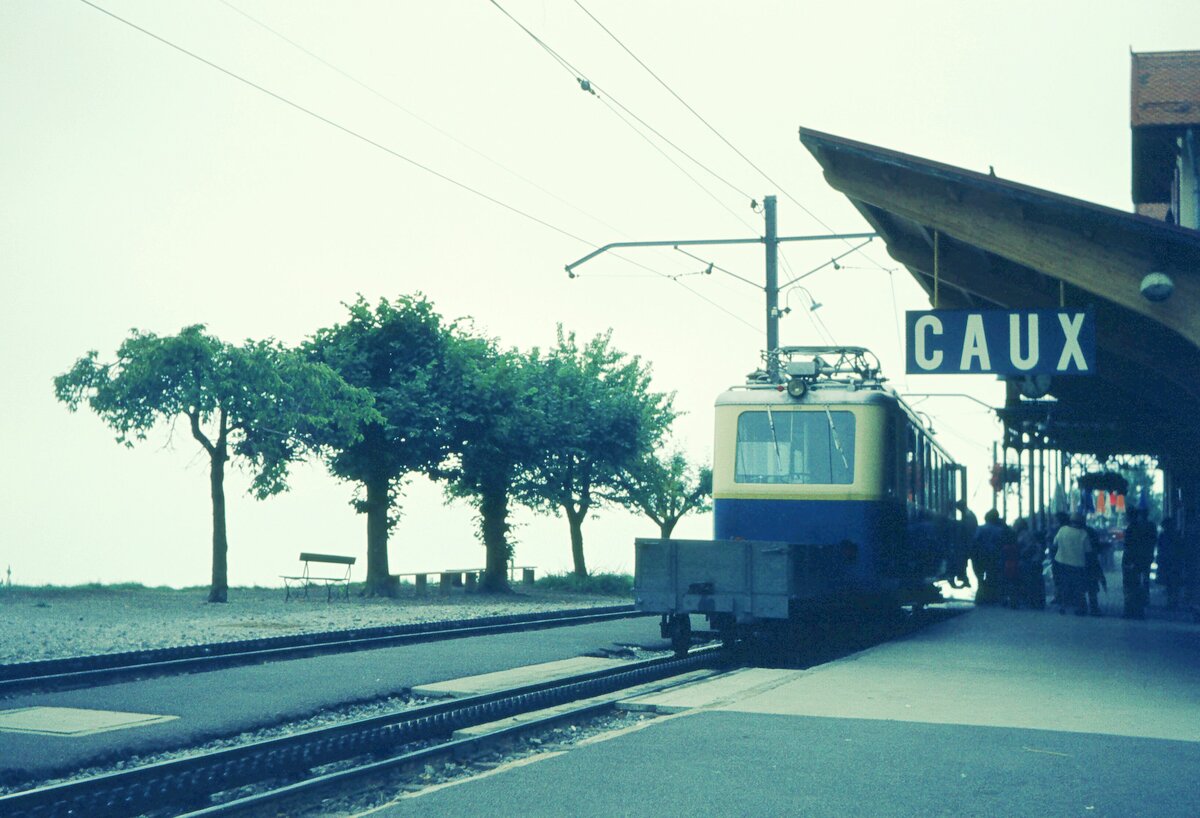 Zb Rochers-de-Naye_Ausweichbhf. Caux__04-09-1976