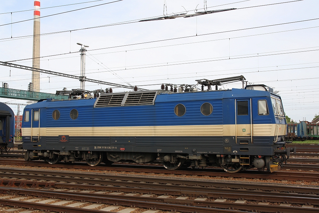 ZSSK 362 011-9 wartet am 11.Mai 2019 im Bahnhof Breclav auf ihren nächsten Einsatz.