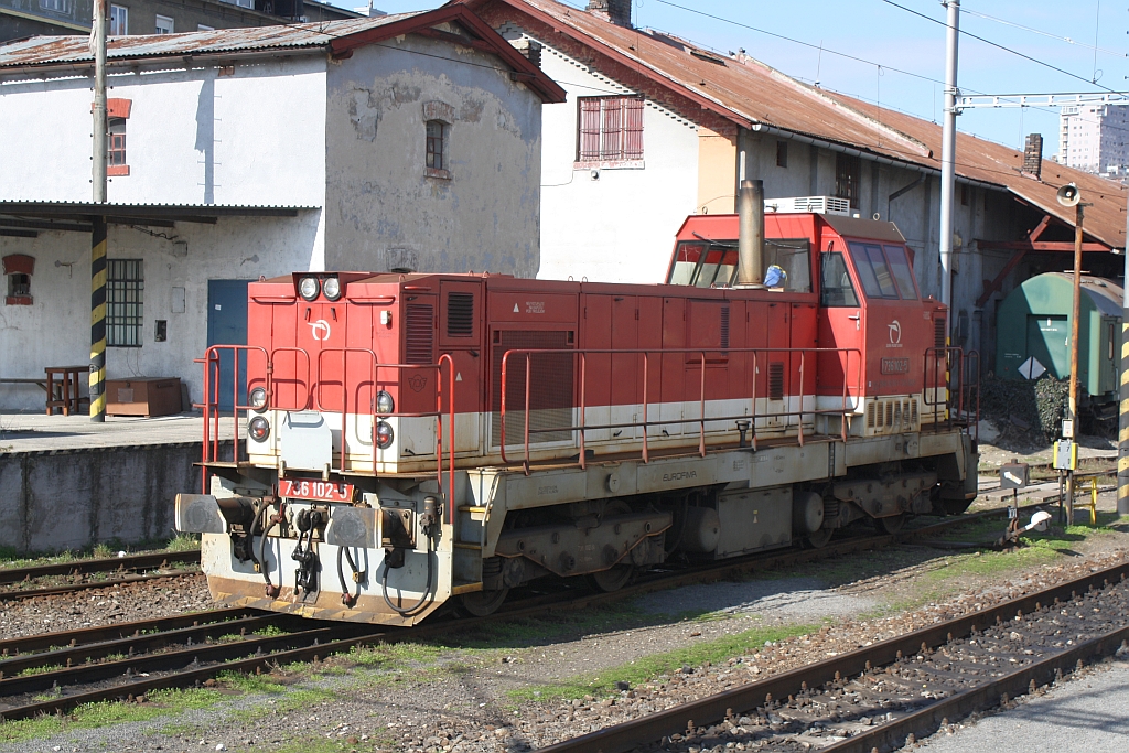 ZSSK 736 102-5 am 01.Mrz 2014 in Bratislava hlavn stanica.