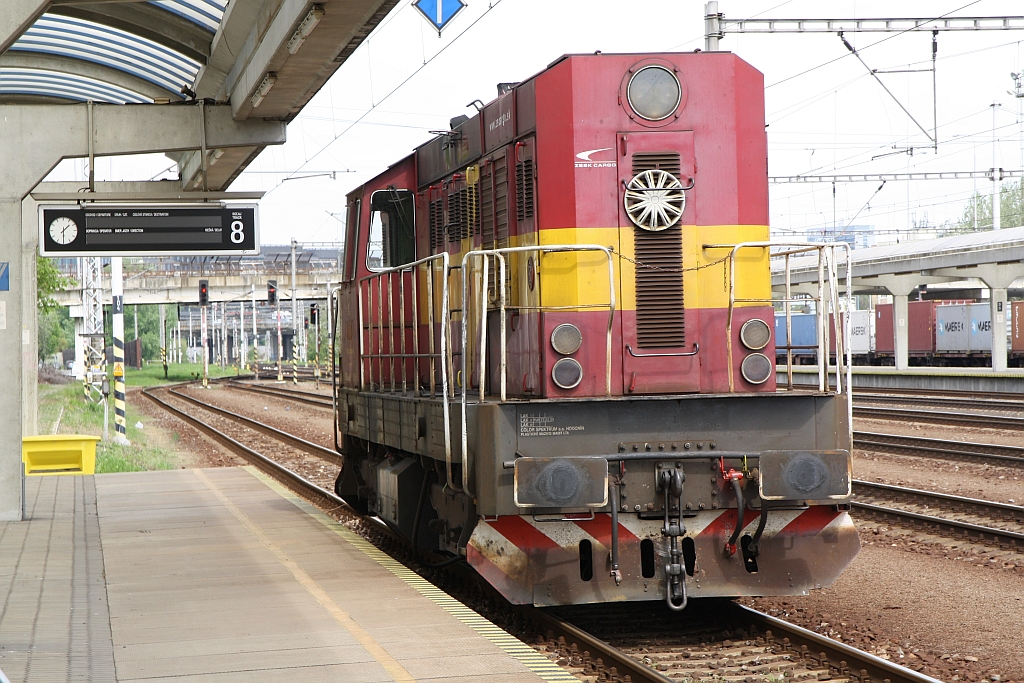 ZSSKC 742 005-2 wartet am 11.April 2017 in Bratislava Petrzalka auf ihren nächsten Einsatz. 