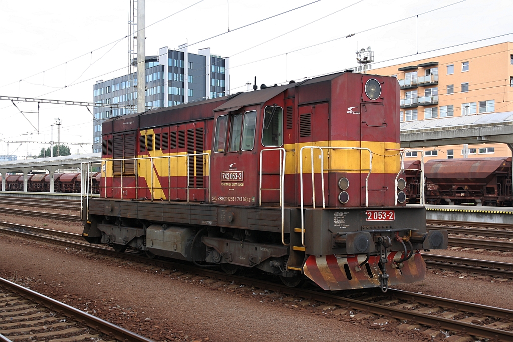 ZSSKC 742 053-2 am 16.Juni 2018 in Bratislava-Petržalka.