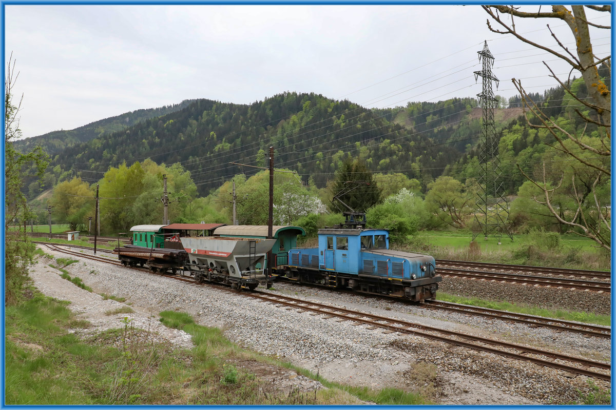 Zu meiner Freude rollten bei meinem 2ten Besuch der Breitenauerbahn 2 Personenzüge über die Geschichtsträchtigen Schienen. 
26.04.2019