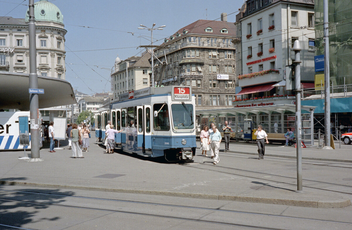 Zürich VBZ Tramlinie 15 (SWP/SIG/BBCBe 4/6 2065, Bj Bahnbilder.de
