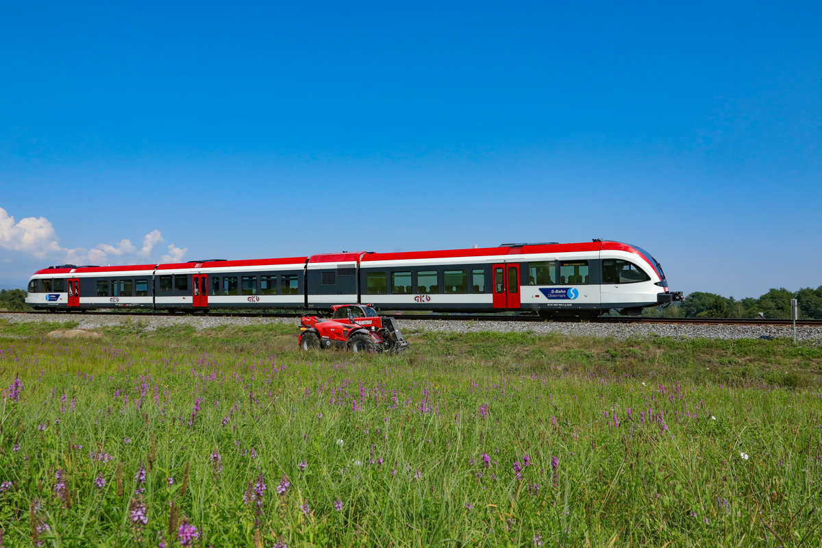 Zuerst hab ich mich über dieses Ungetüm geärgert ,..... 
Im Nachhinein betrachtet ist dieser Manitou gar nicht so schlecht . 
Welsberg Bogen am 23.08.2018 