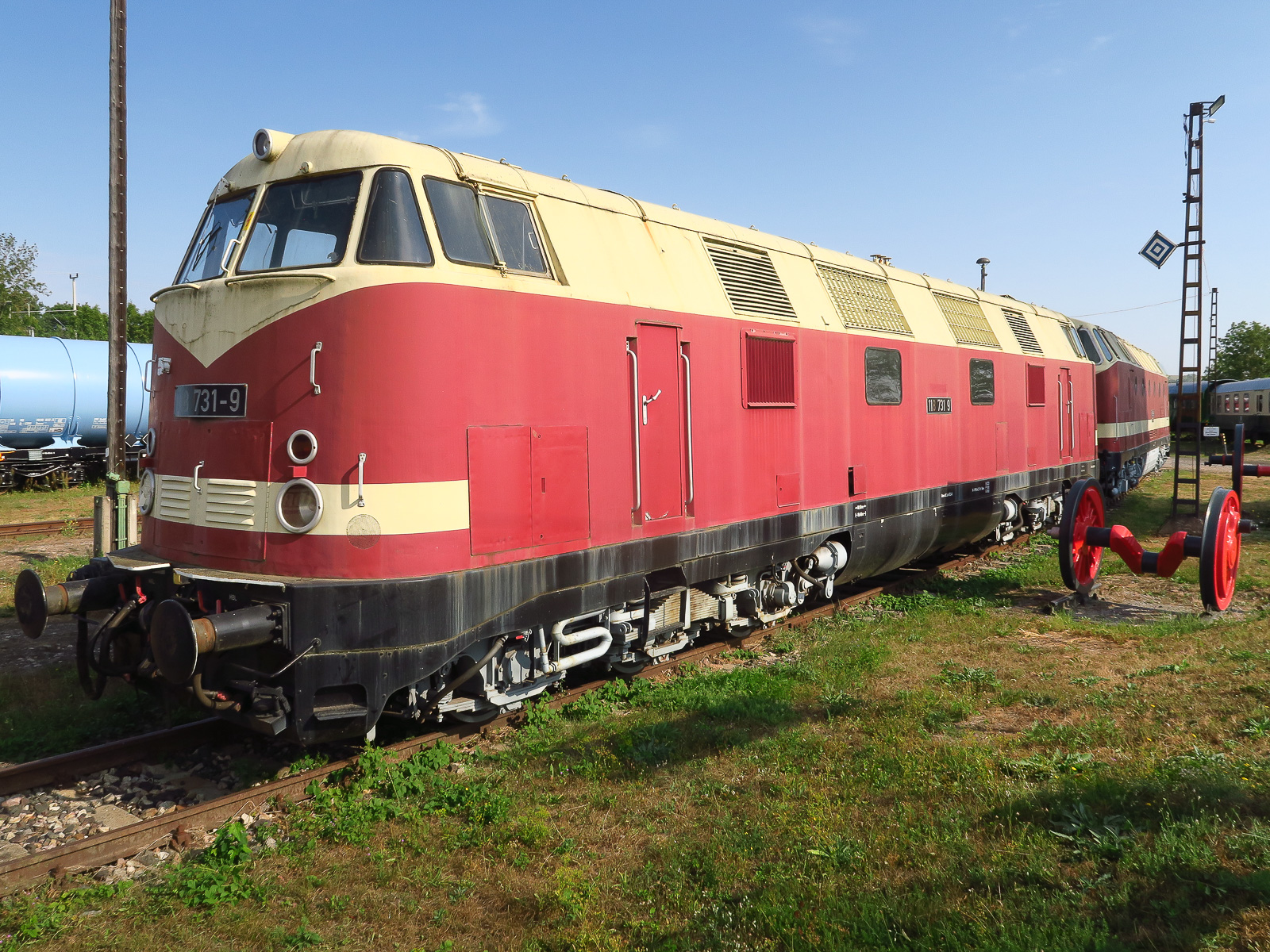 118 731-9 in Weimar am 06.09.2024.