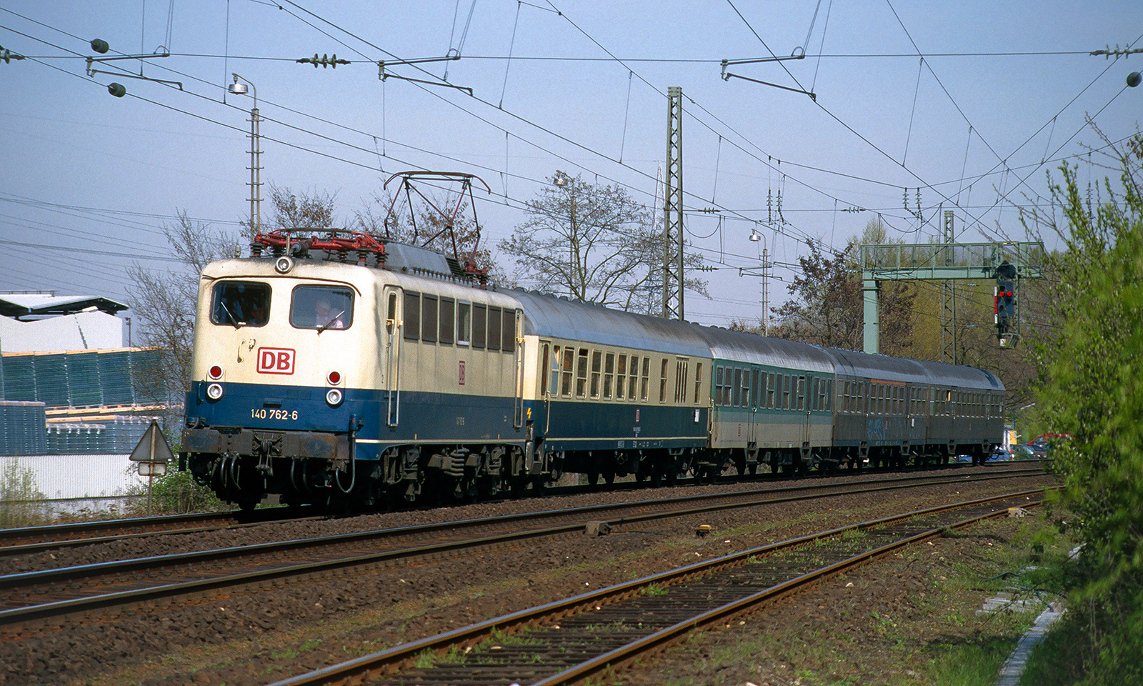 140 762-6 - Bf Budenheim - 09.04.1997 - RB 6026, Mainz - Koblenz