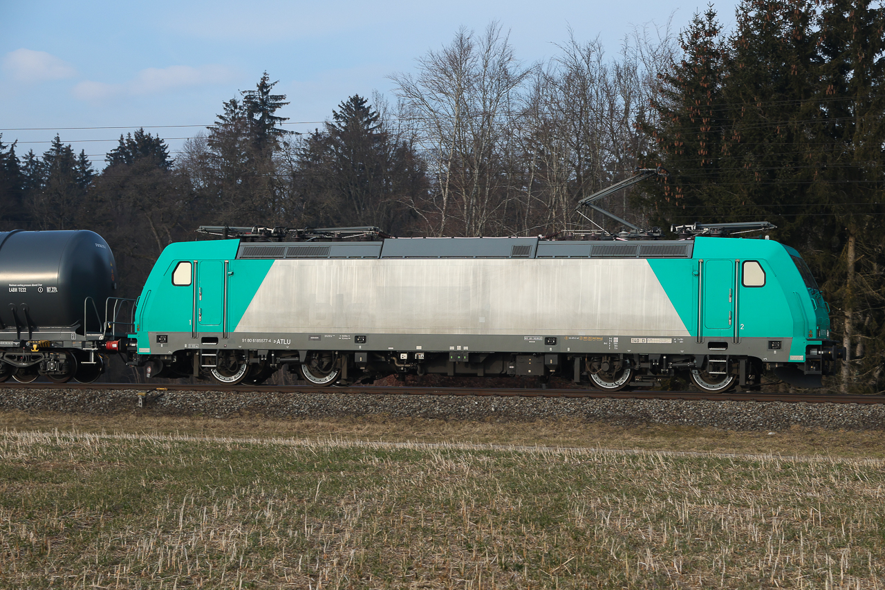 185 577 ATLU/HLG am 9.2.25 bei Eglharting.