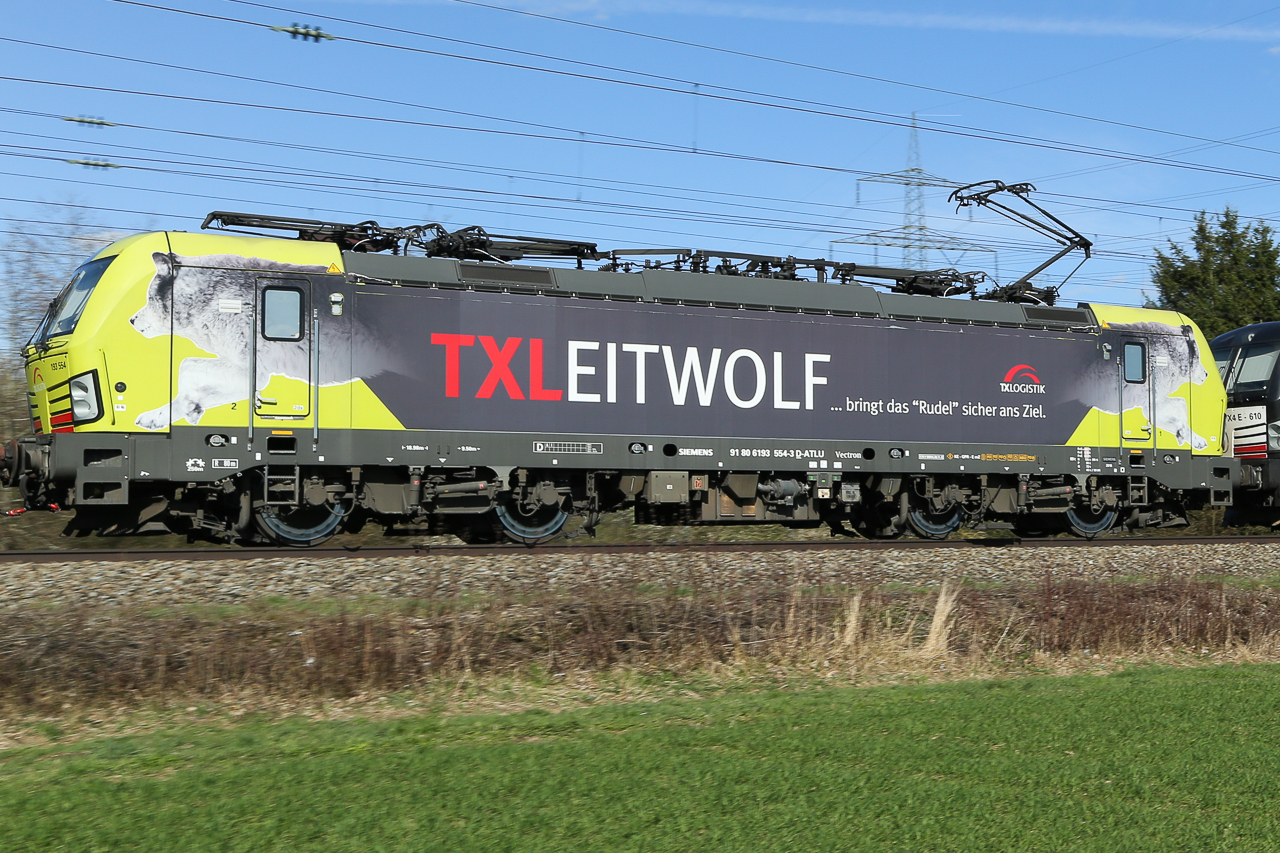 193 554 TX Leitwolf am 25.3.24 bei Zorneding.