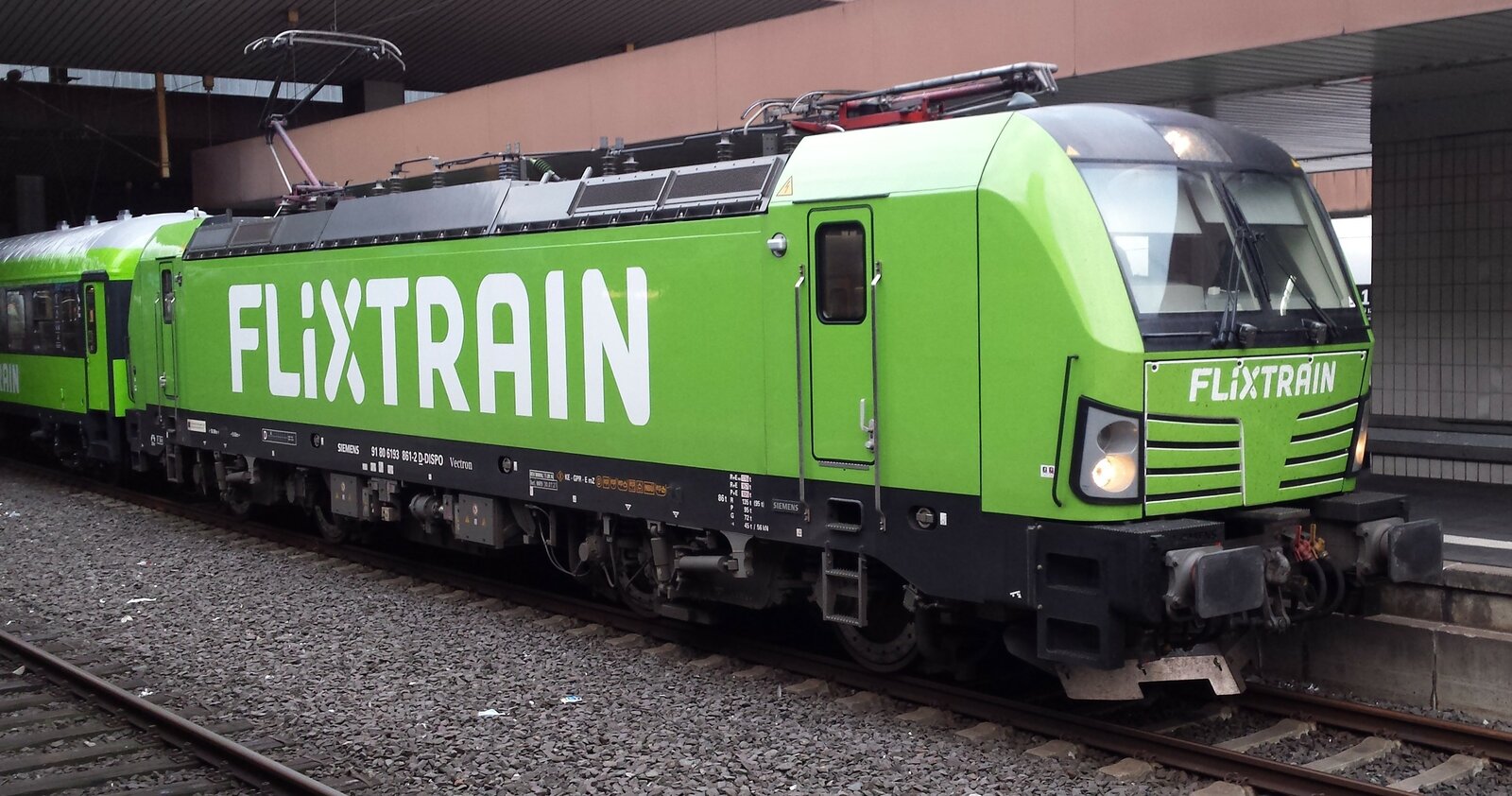193 861 für Flixtrain am 20.09.2020 im Hauptbahnhof Düsseldorf