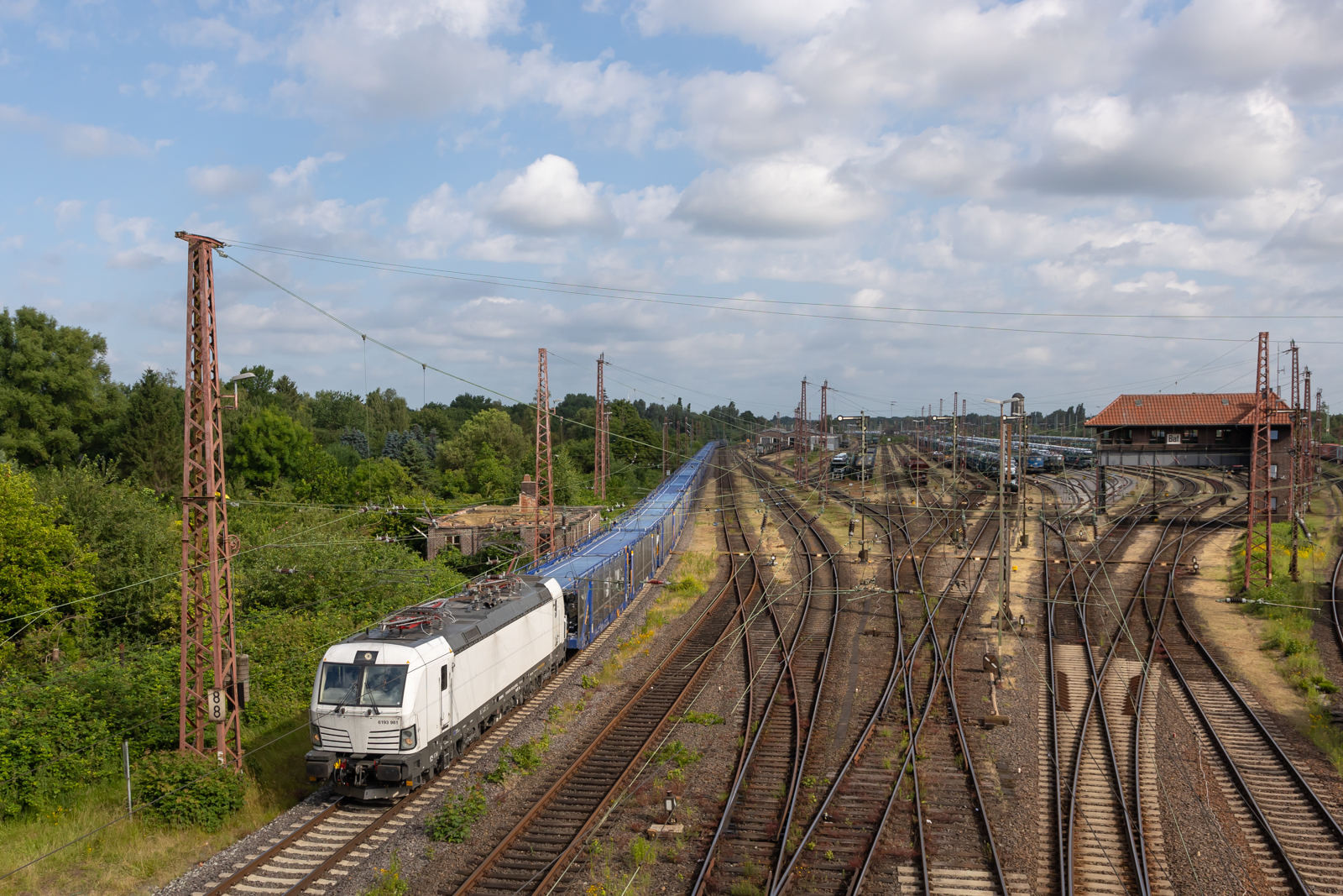 193 981 beim durchfahren des Rbf Bremen Walle. 28.6.24