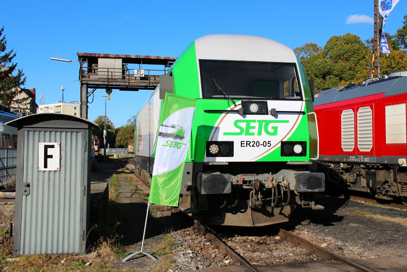 2016 901-7 (ER 20.05) der SETG auf der Berufsmesse LokLive im Bahnpark Augsburg am 22.10.2023