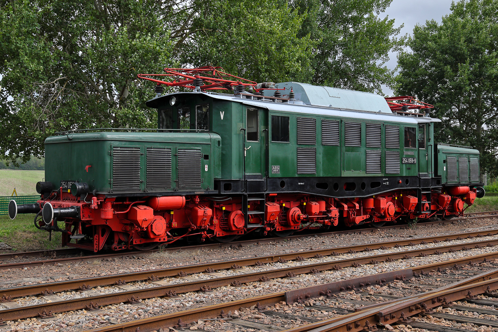 254 059 Krokodil am 33. Heizhausfest in Chemnitz am 23. August 2026.