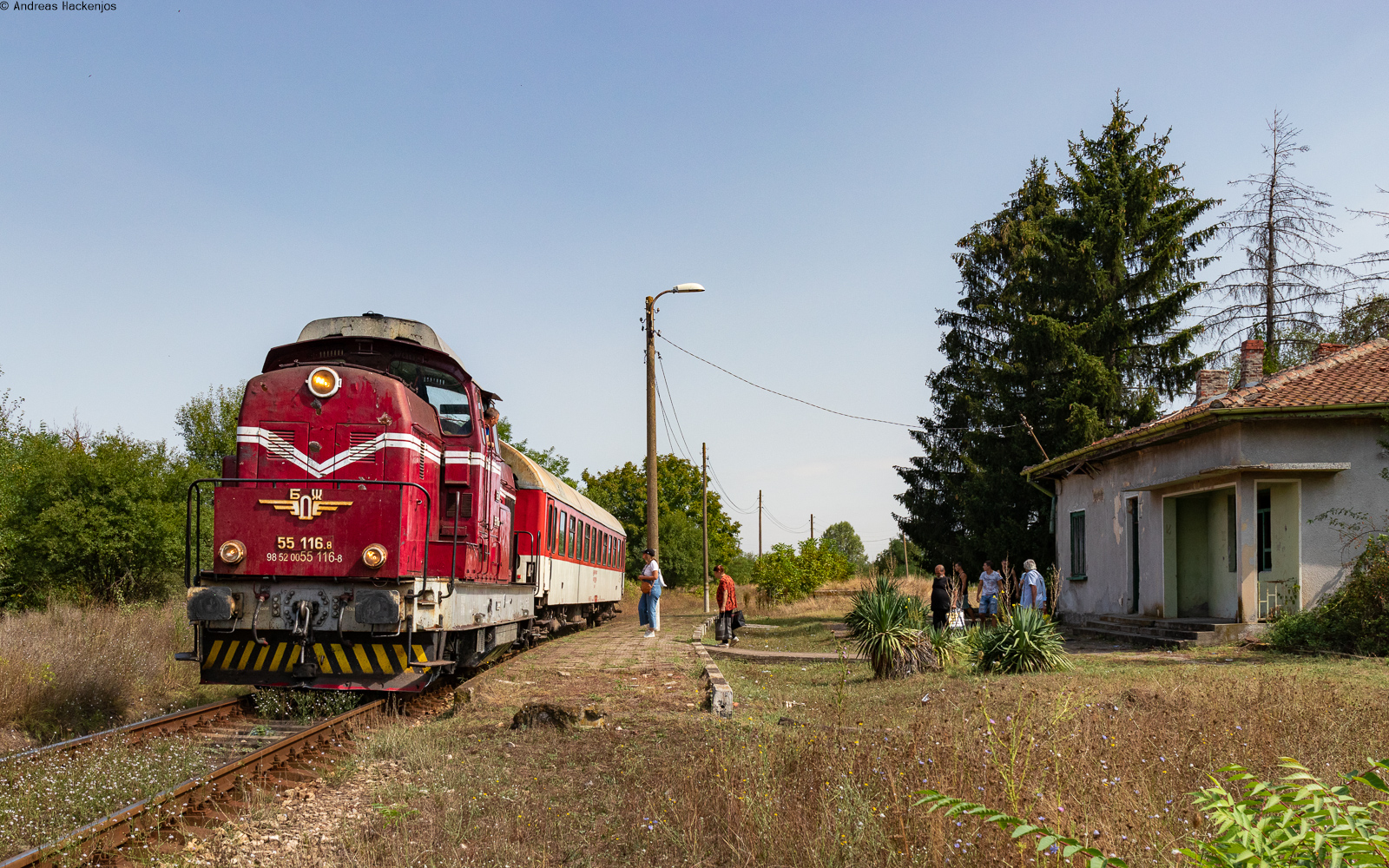 55 116 mit dem R 24223 (Levski - Torjan) in Umarevtsi 31.8.23