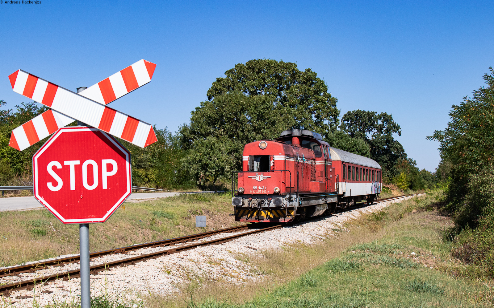55 143 mit dem R 24225 (Levski - Trojan) bei Chavdartsi 28.8.23