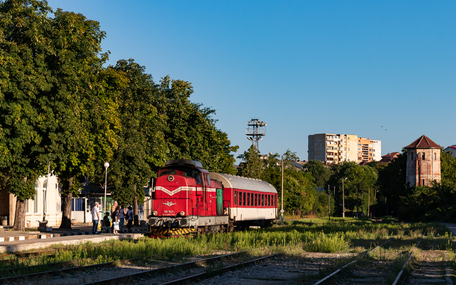55 143 mit dem R 24226 (Trojan - Levski) in Lovech 28.8.23