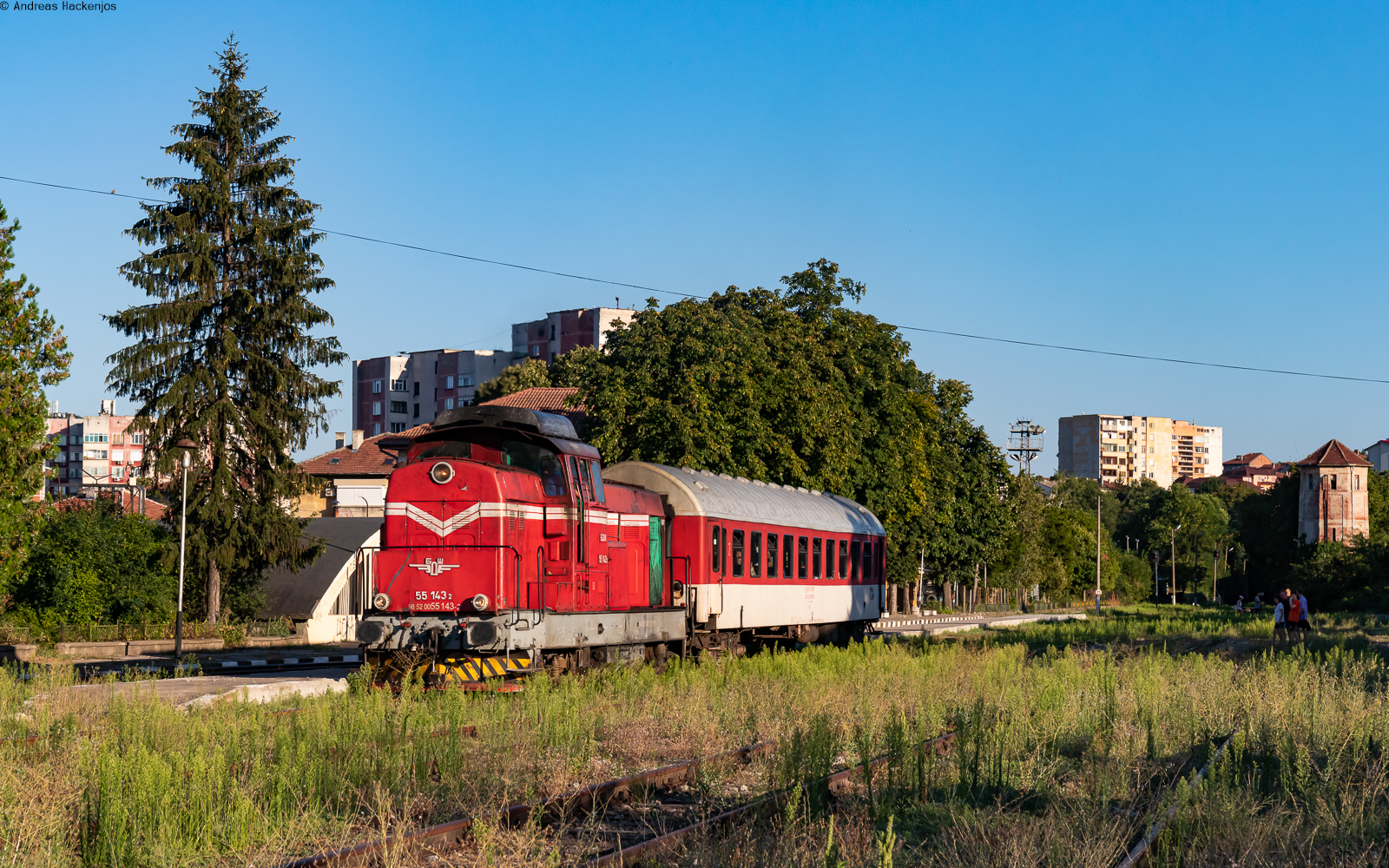 55 143 mit dem R 24226 (Trojan - Levski) in Lovech 28.8.23