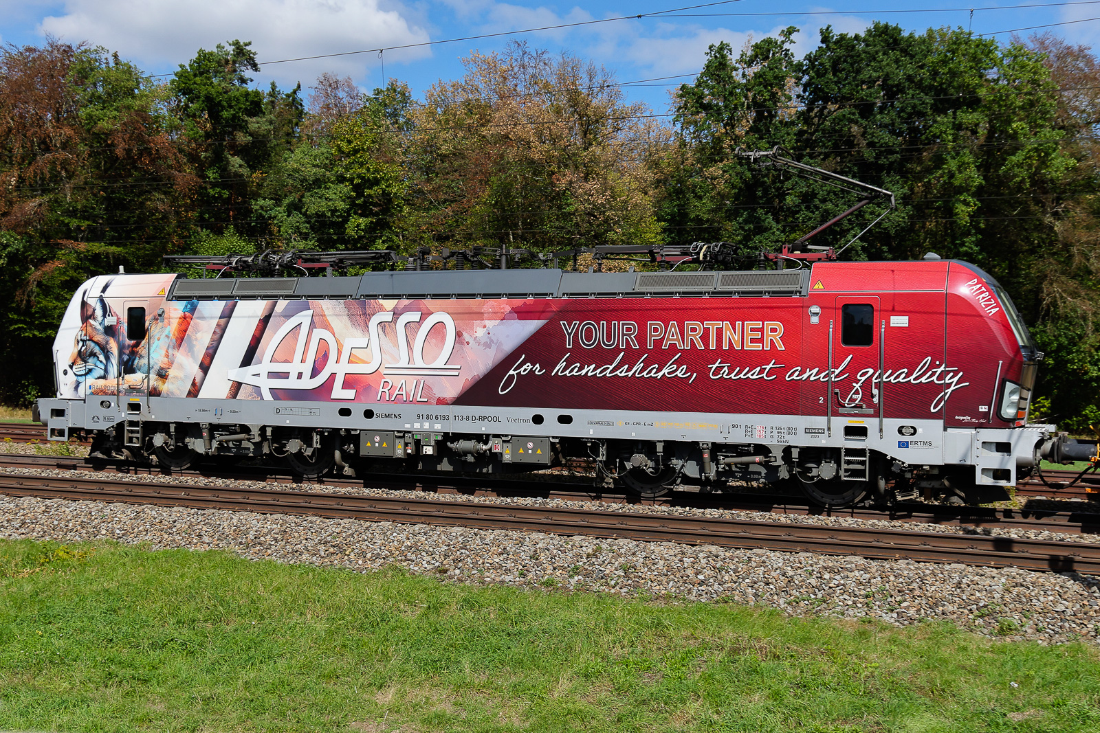6193 113 ist der neuste Zugang für Adesso und heißt Patrizia, am 12 September 2026 bei Eglharting.