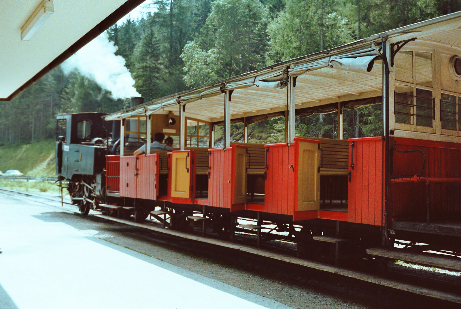Achenseebahn, Station Achensee, Österreich 1983