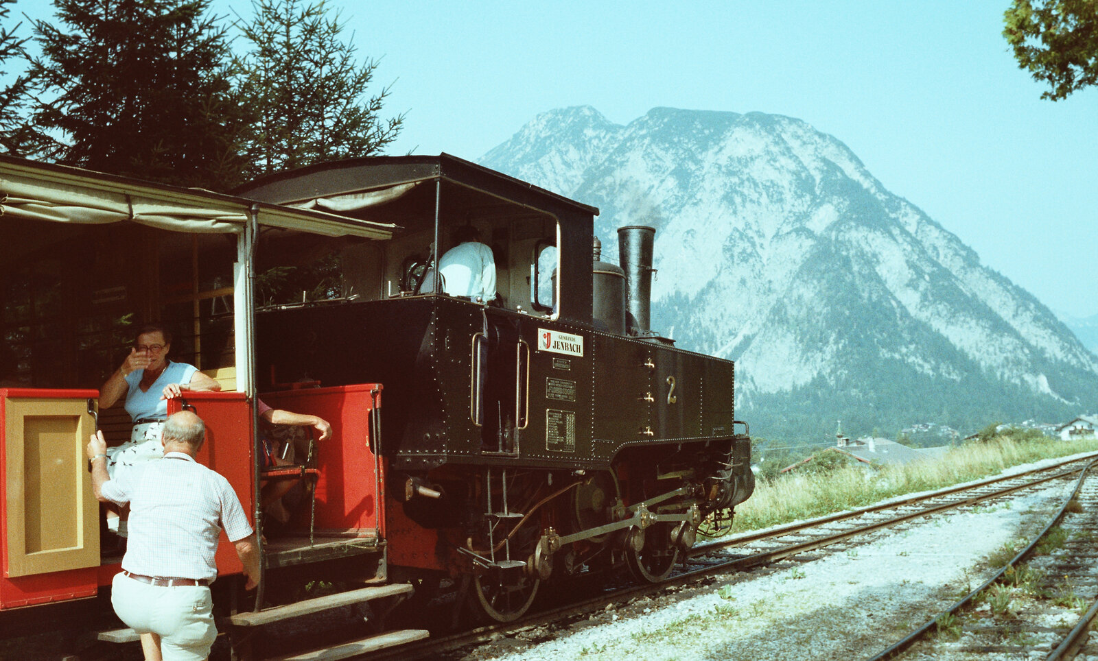 Achenseebahn, Zahnraddampflok 2, Österreich 1983