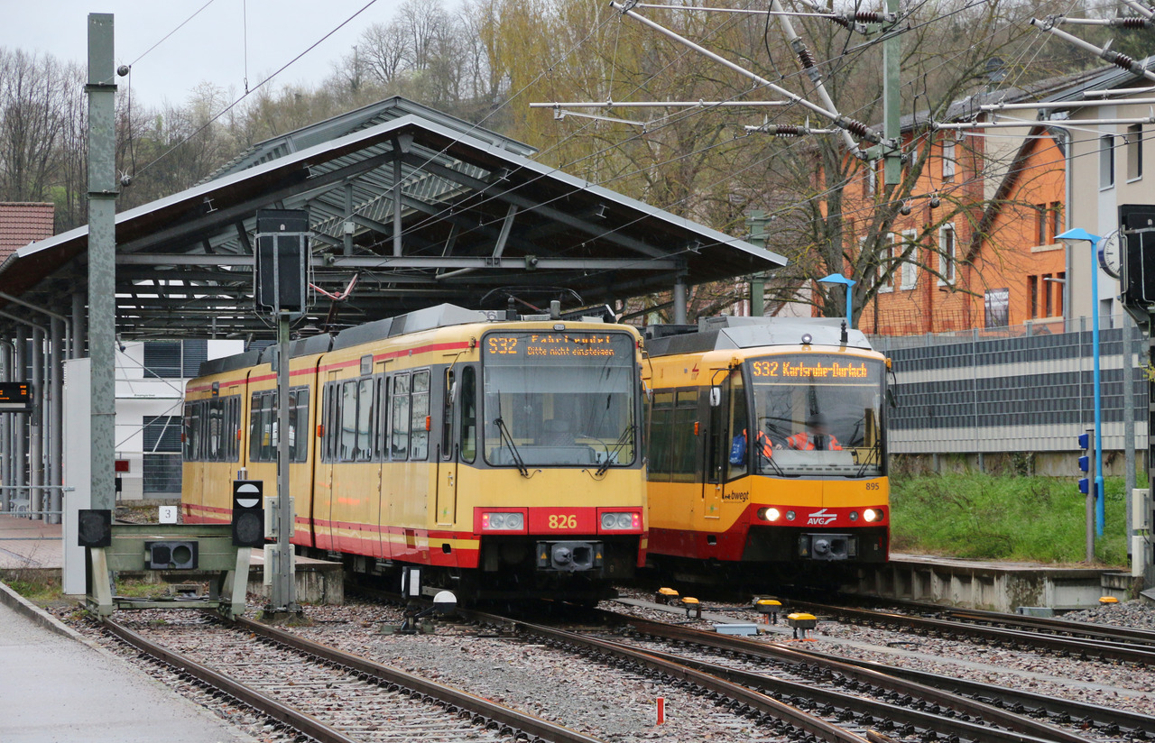 Albtal-Verkehrs-Gesellschaft 826 + 895 // Menzingen (Baden) // 27. März 2024