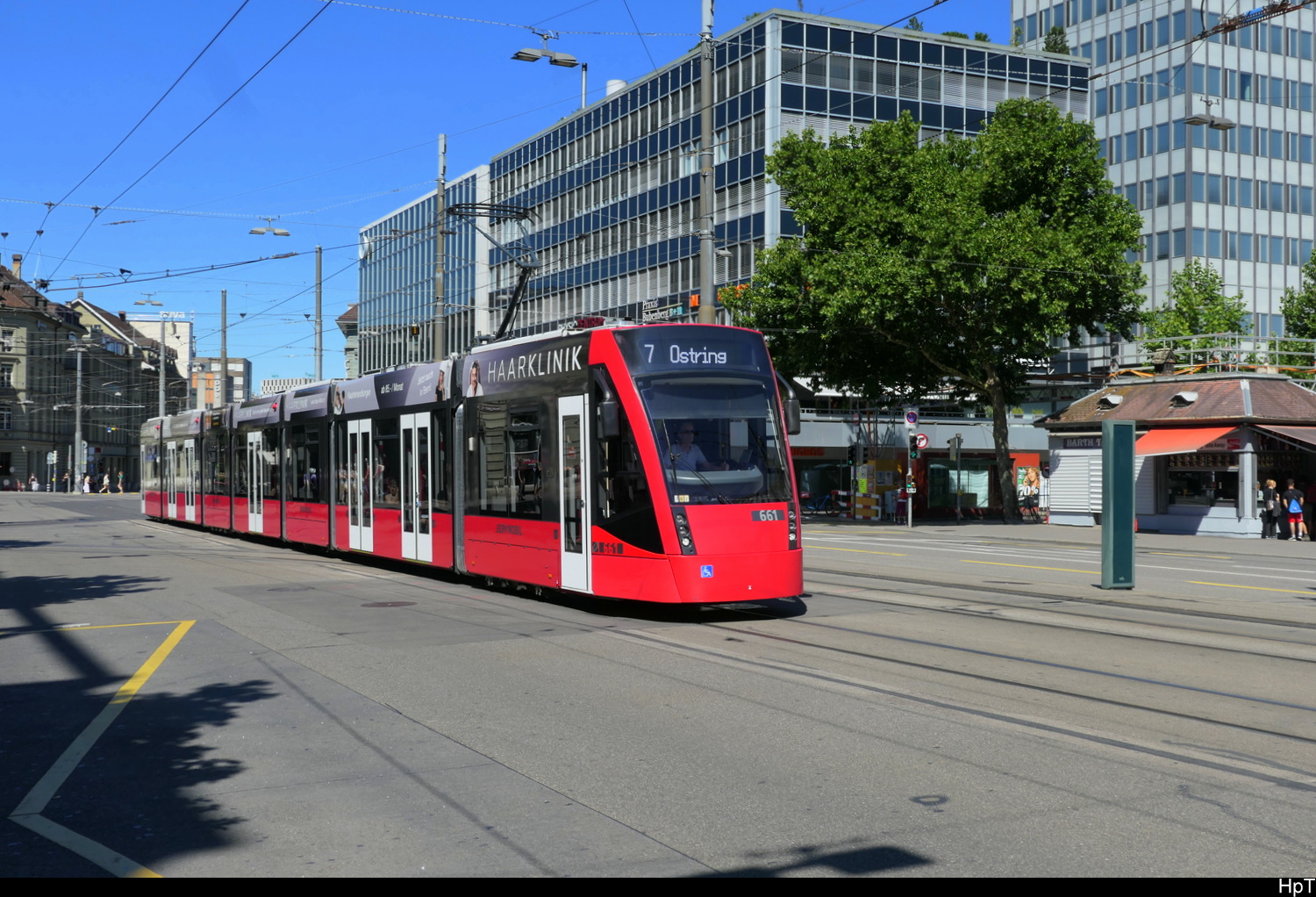 Bern Mobil - Be 6/8  661 unterwegs in Bern am 04.07.2026