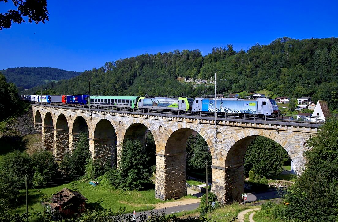 BLS 186 103 + 486 502, Rümlingen, 43606, 20.07.2024.
