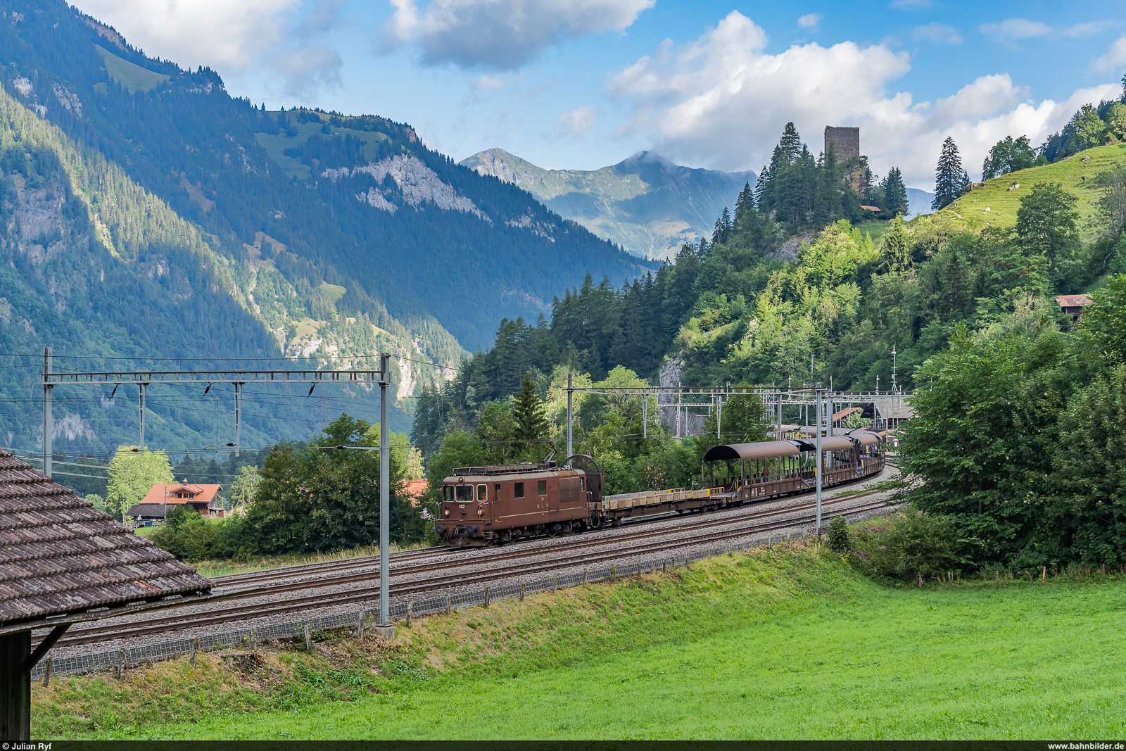 BLS Re 4/4 192 / Blausee-Mitholz, 27. Juli 2026<br>
Letzte Fahrt einer BLS Re 4/4