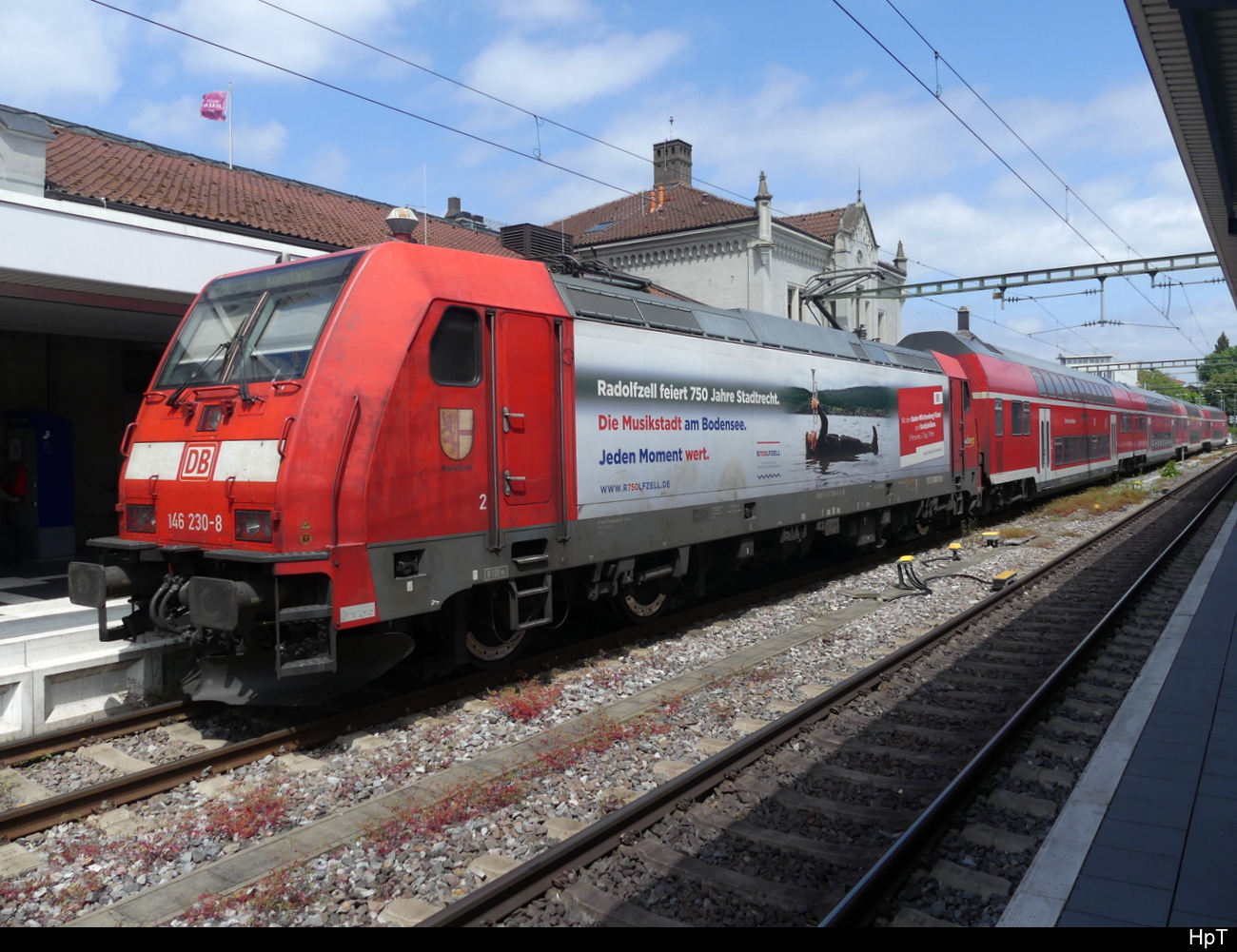 DB - 91 80 6 146 230-8 im Bhf. Konstanz am 25.05.2023