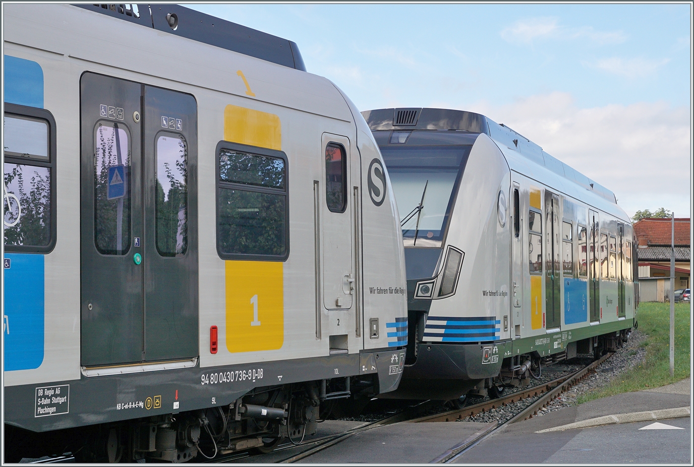 Die Stuttgarter S-Bahn mal anders: Zwei Triebzüge der Baureihe 430 erreichen in Kürze das Alstom-Werk Villeneuve.

6. Sept. 2024