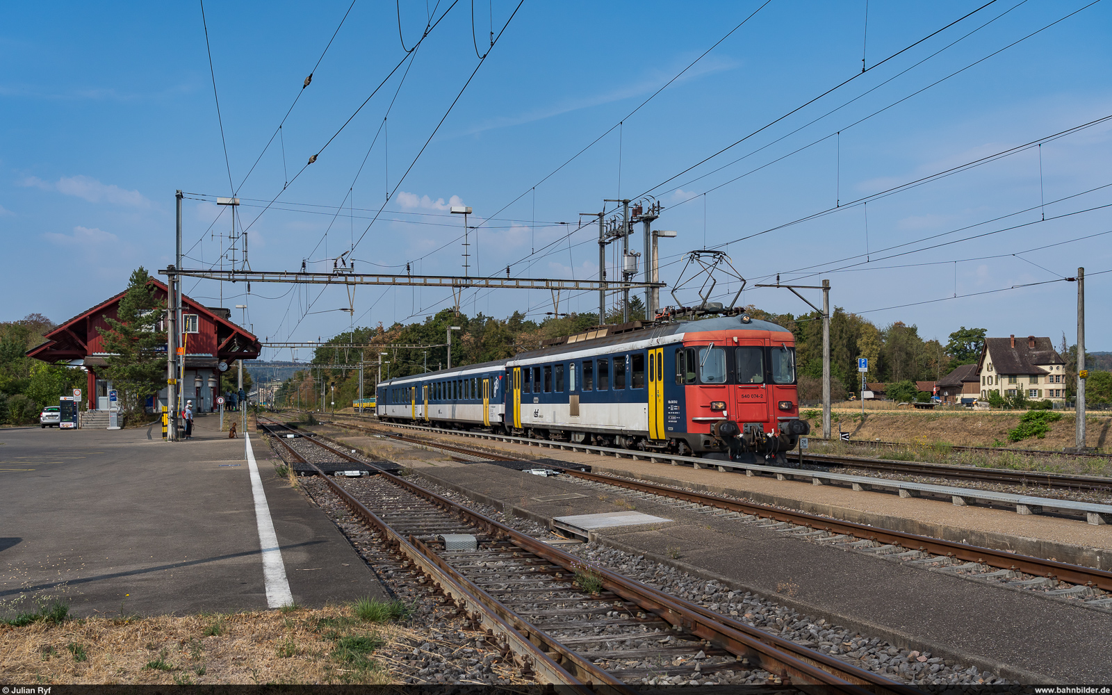 DSF RBe 540 074 / Zweidlen, 16. August 2026<br>
Extrafahrten Koblenz - Bülach zum Streckenjubiläum 150 Jahre Winterthur - Koblenz.