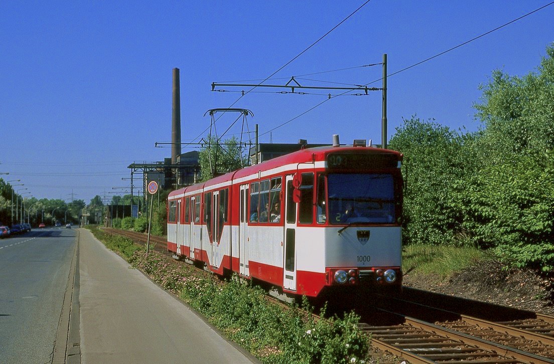 Duisburg 1000 (ex 1061), Angerhausen, 15.06.1996.

