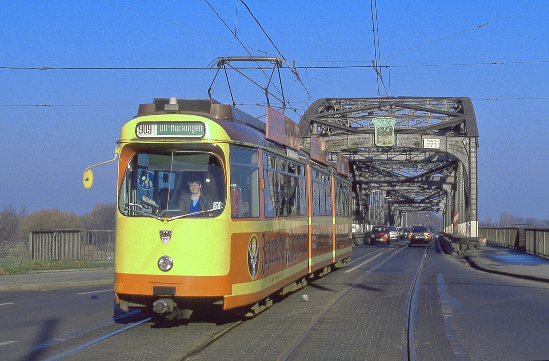 Duisburg 1087, Emmericher Straße, 03.01.1989.