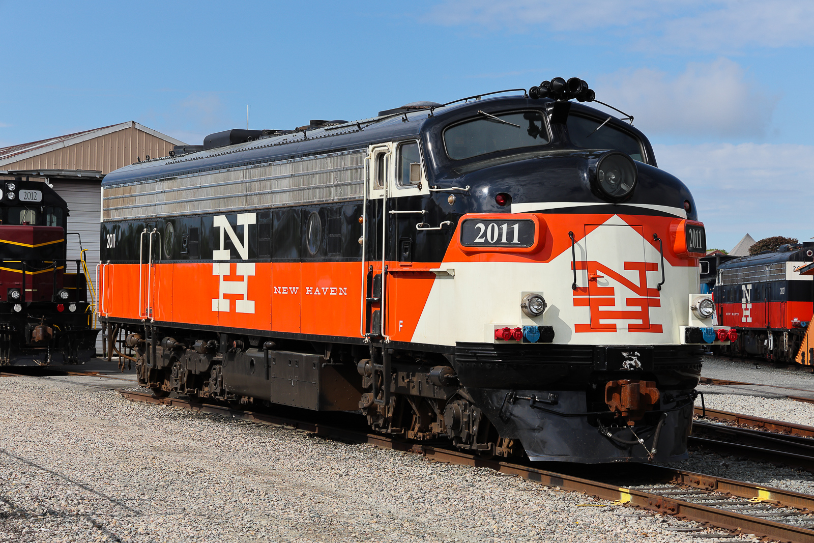 Eine FL 9 steht an der Endstation Hyannis am 28.05.2026. Die Br�cke bei Bourne wurde derweil repariert und somit war deswegen da auch gar kein Betrieb. Habe ich so im vorbeifahren halt mal mitgenommen. 