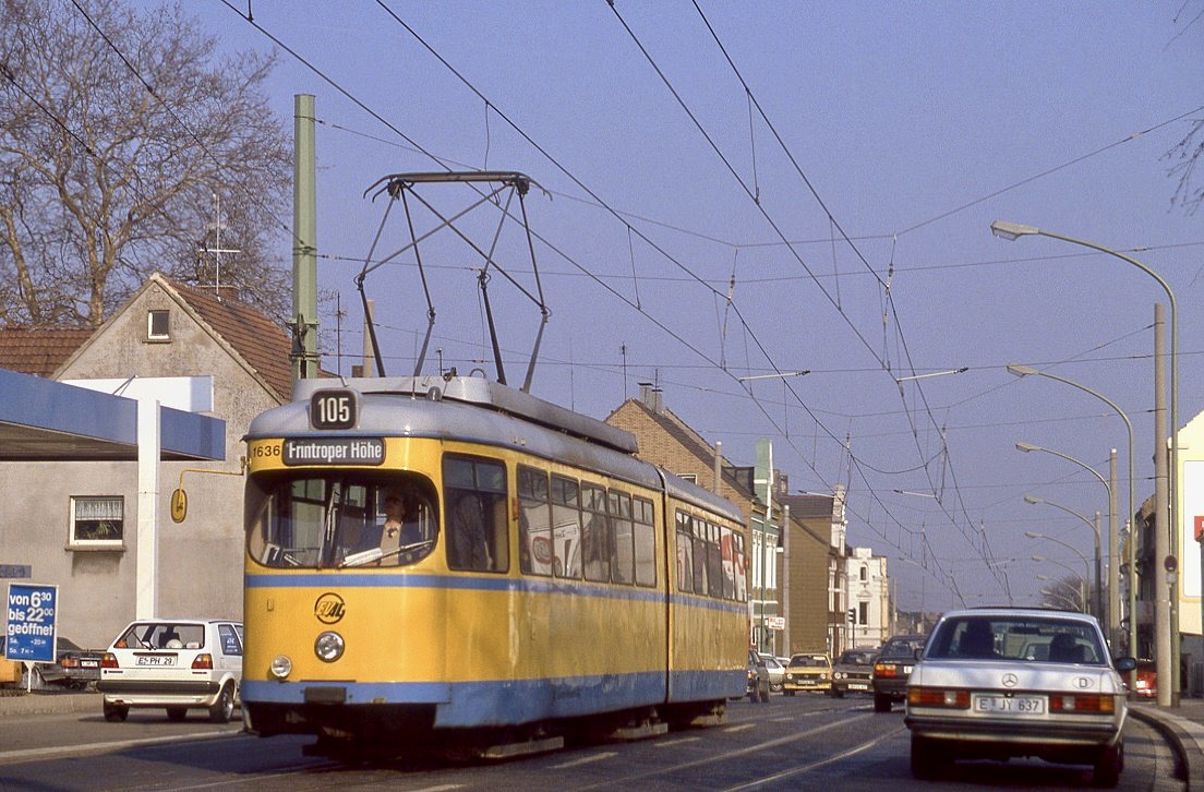 Essen, 1636, Frintroper Straße, Schönebeck, 09.03.1987.