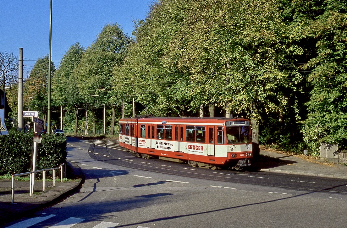 Essen 5124, Margarethenhöhe, Sommerburgstraße, 29.10.1991.