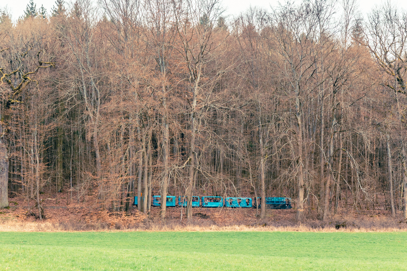 Fahrtag in der Feld- und Grubenbahnmuseum Fortuna (FGF) in Solms-Oberbiel 17.3.23. Grubenzug  Ruhrtahler 
