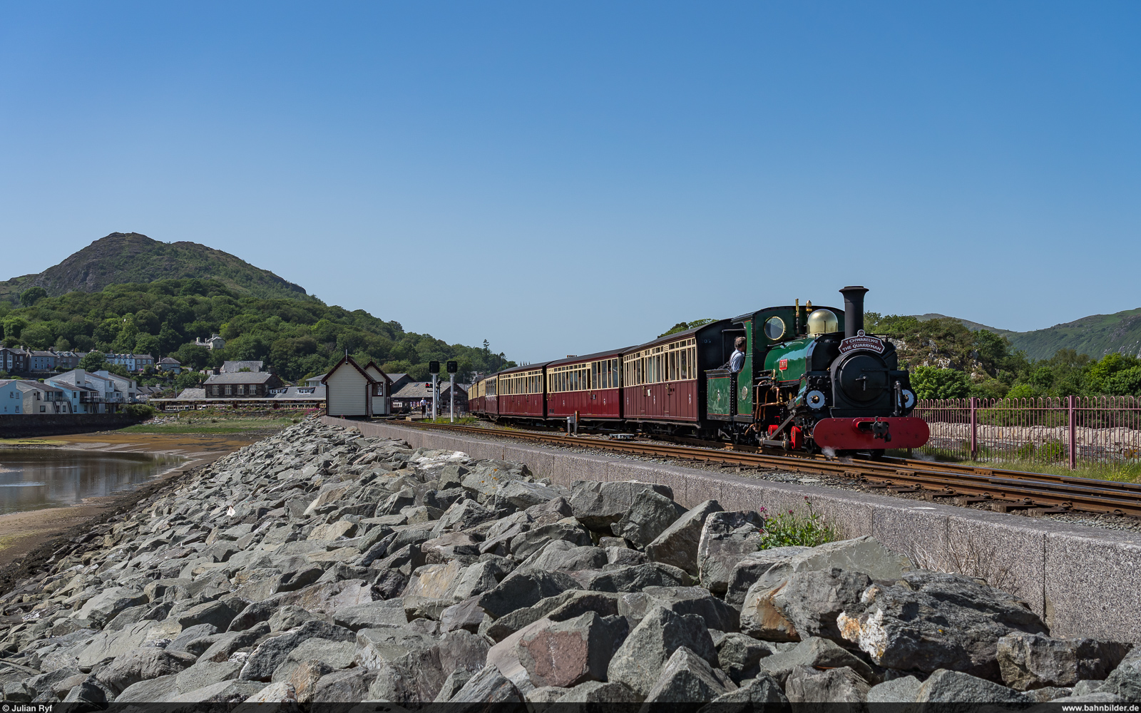 Ffestiniog Railway  Linda  / Porthmadog Harbour, 25. Mai 2026<br>
 The Quarryman  Porthmadog - Blaenau Ffestiniog
