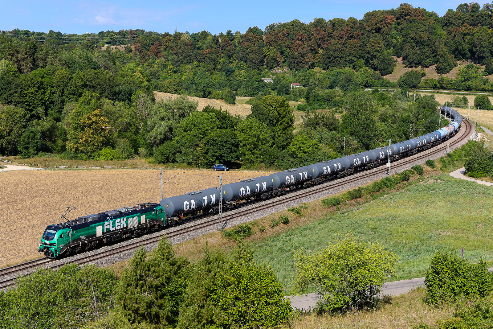 Flex mit Kesselzug am 6.8.2026 bei Hagenacker.
