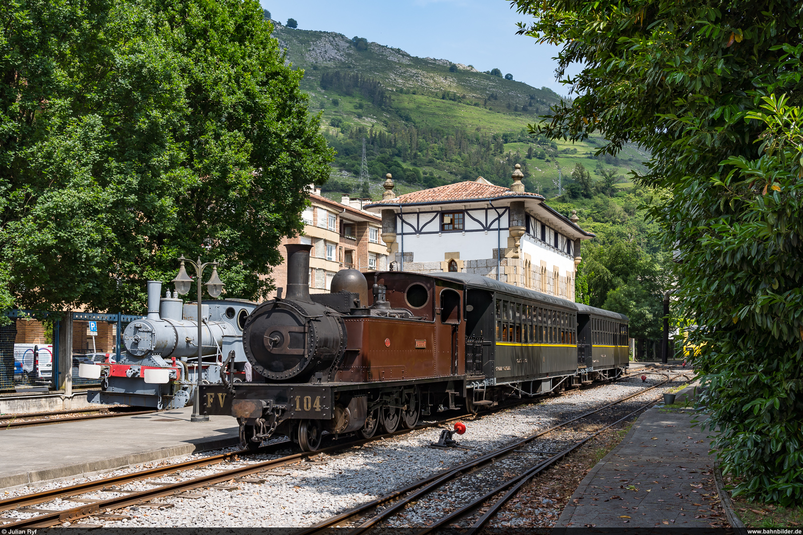 FV 104 / Azpeitia, 1. Juni 2023<br>
Baskisches Eisenbahnmuseum