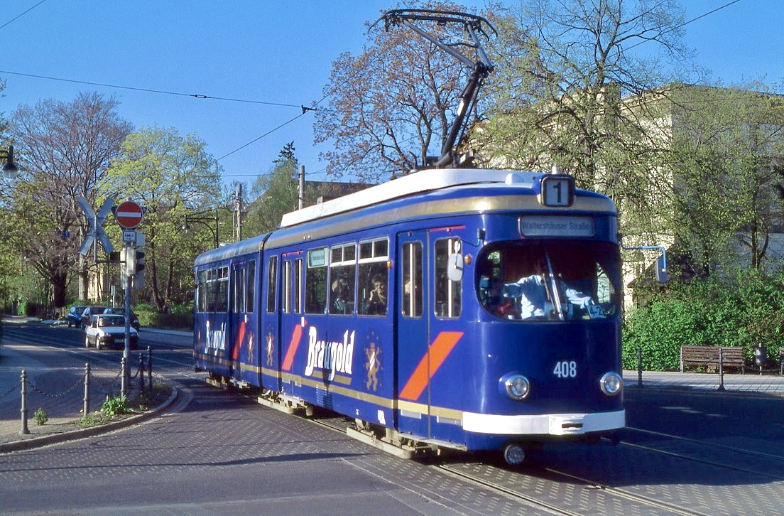 Gotha 408, Bahnhofstraße, 30.04.1999.