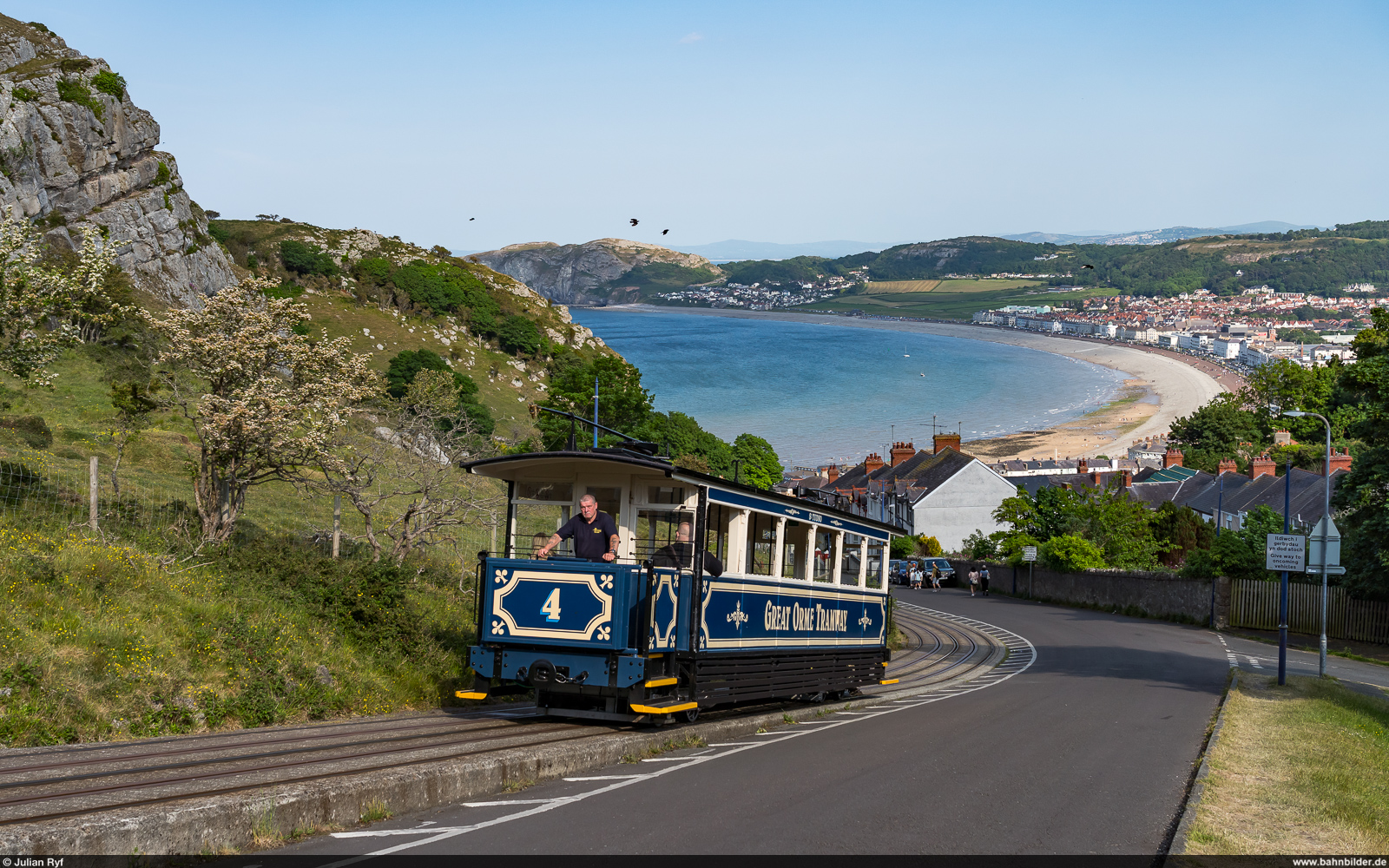 Great Orme Tramway, lower section / Llandudno, 27. Mai 2026