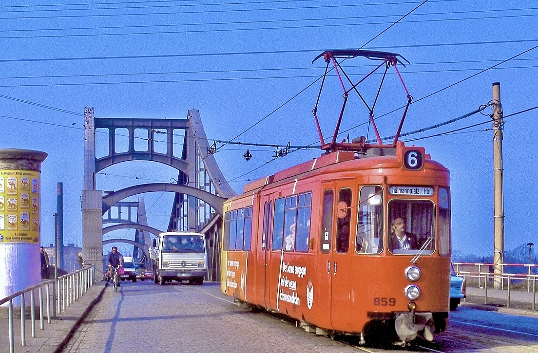 Halle 859, Berliner Brücke, 01.03.1991.
