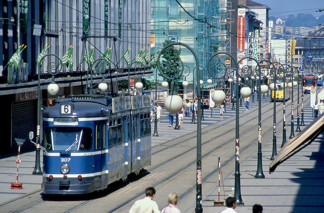 Kassel 307, Obere Königstraße, 07.08.1988.
