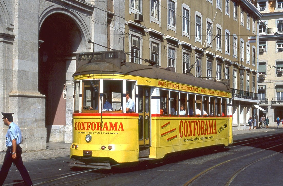 Lissabon Tw 807 am Praa do Comrcio, 11.09.1991.
