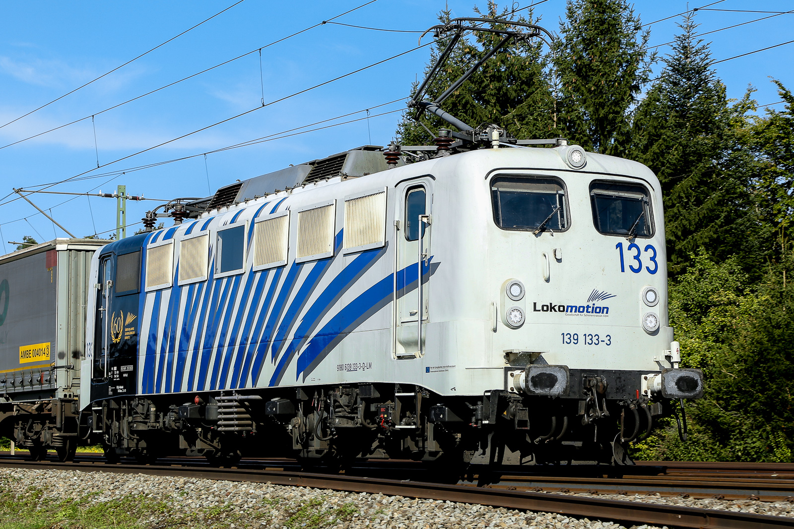 Lokomotion 139 133-3 am 28.09.23 bei Eglharting.