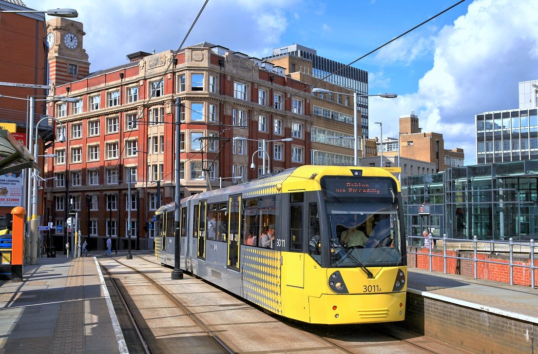 Manchester 3011, Shudehill Tram Stop, 26.08.2016.