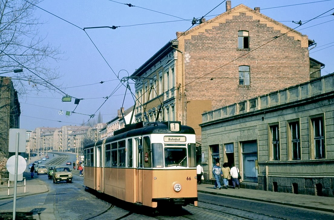 Nordhausen 66, Bahnhofstraße, 01.03.1991.