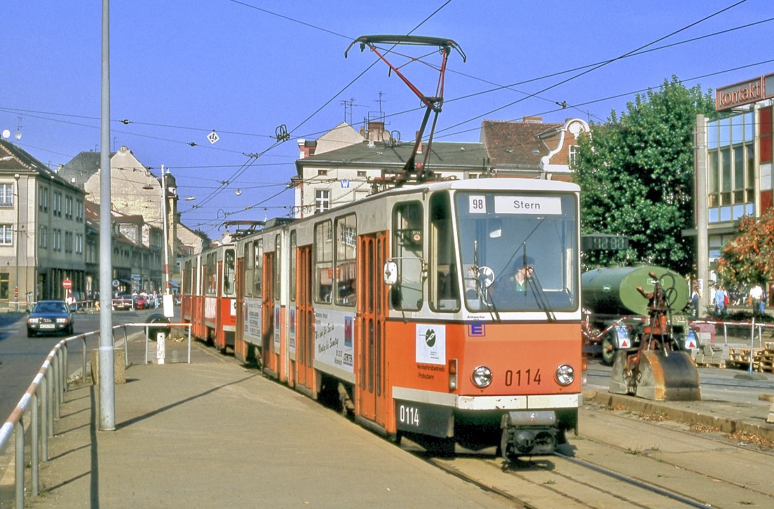 Potsdam 0114 + 095, Friedrich Ebert Straße, 09.10.1991.